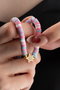 Heliophilia Silver Collar KL-0875 Multicolor con Colgantes de Estrella y Piedra